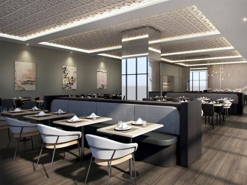 Oakwood Premier Melbourne Aparthotel Eksteriør bilde The interior of the restaurant