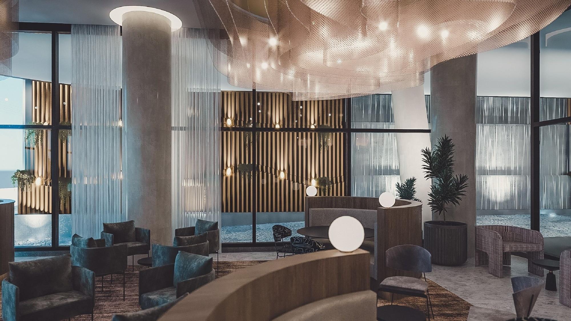Oakwood Premier Melbourne Aparthotel Eksteriør bilde The interior of the hotel