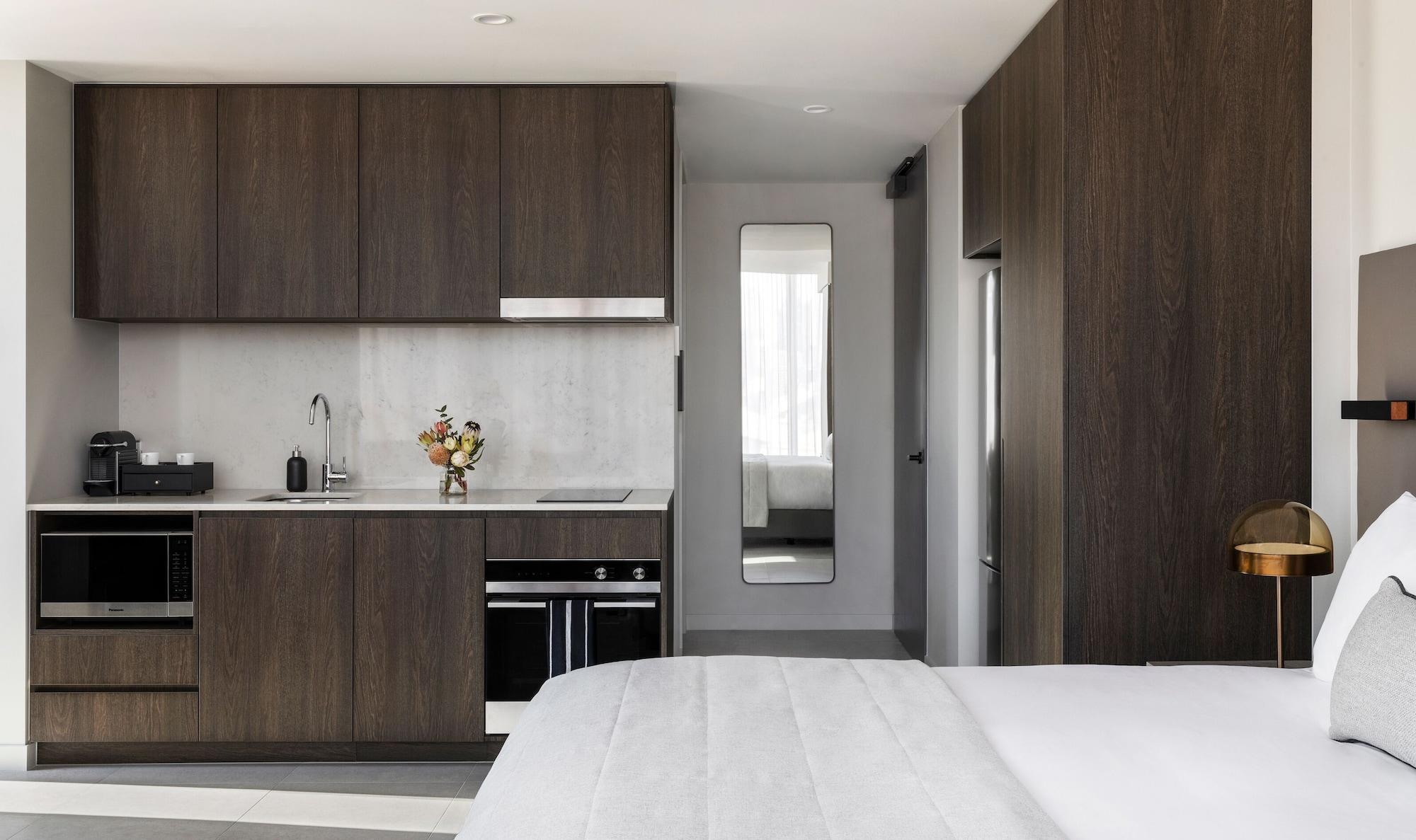 Oakwood Premier Melbourne Aparthotel Eksteriør bilde A typical studio apartment