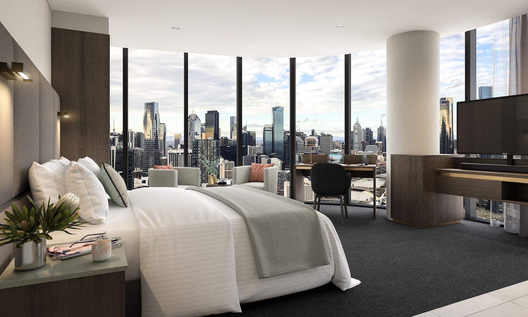 Oakwood Premier Melbourne Aparthotel Eksteriør bilde A proposed room at the hotel